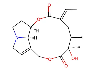全缘千里光碱 structure