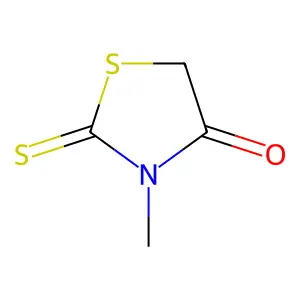 4-Thiazolidinone, 3-methyl-2-thioxo- structure