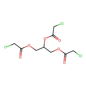 2,3-Bis[(2-chloroacetyl)oxy]propyl 2-chloroacetate structure