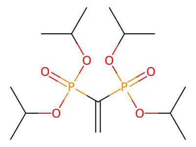 Phosphonic acid, P,P'-ethenylidenebis-, P,P,P',P'-tetrakis(1-methylethyl) ester structure