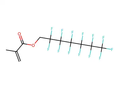 2,2,3,3,4,4,5,5,6,6,7,7,7-Tridecafluoroheptyl methacrylate structure