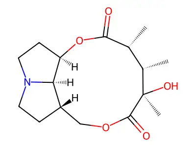 吊裙草碱 structure