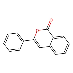 3-Phenyl-1H-2-benzopyran-1-one structure