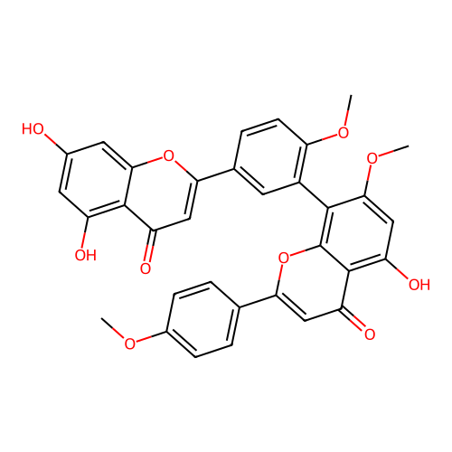 Kayaflavone structure