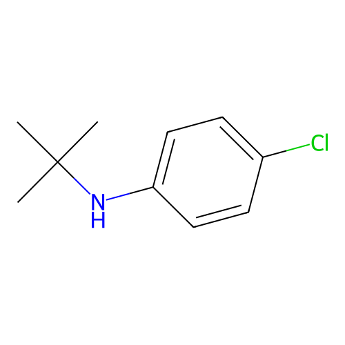 Aniline, N-tert-butyl-4-chloro- structure