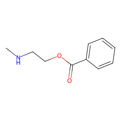 2-(Methylamino)ethyl benzoate structure