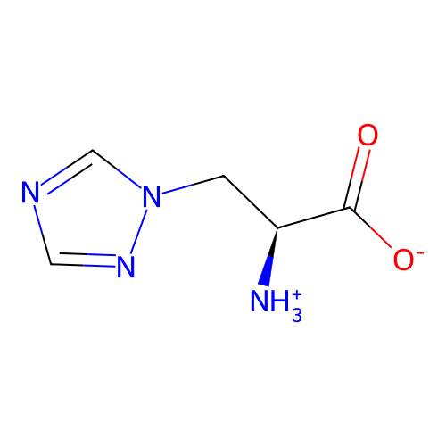 beta-(1,2,4-triazol-3-yl)-L-alanine structure