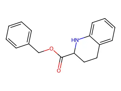 Benzyl 1,2,3,4-tetrahydroquinoline-2-carboxylate structure