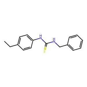 1-(4-Ethylphenyl)-3-(phenylmethyl)thiourea structure