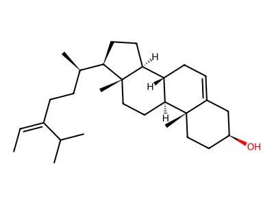 异岩藻甾醇 structure