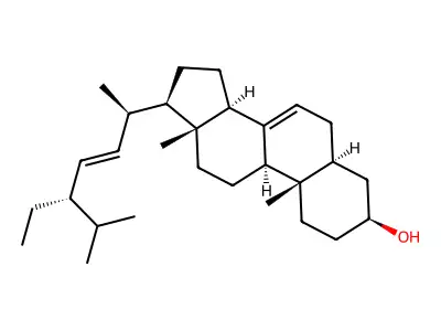 菠菜甾醇 structure