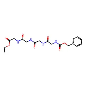 Benzyloxycarbonyl-Gly-Gly-Gly-Gly-O-Et structure