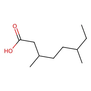 3,6-二甲基辛酸 structure