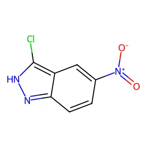 3-Chloro-5-nitro-1H-indazole structure