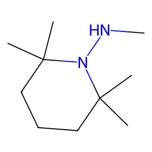 1-Methylamino-2,2,6,6-tetramethylpiperidine structure
