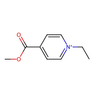 1-Ethyl-4-(methoxycarbonyl)pyridinium structure