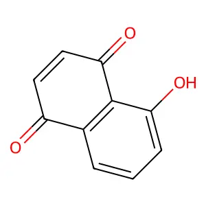 胡桃醌 structure