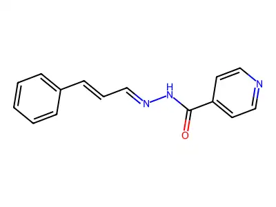 肉桂醛异烟酰腙 structure