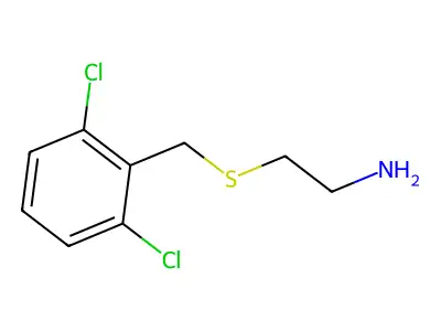 2-[(2,6-Dichlorobenzyl)thio]ethylamine structure