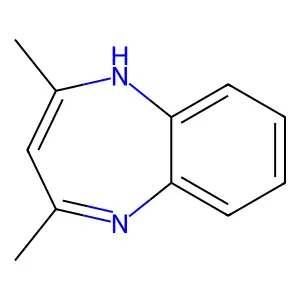 2,4-Dimethyl-1H-1,5-benzodiazepine structure