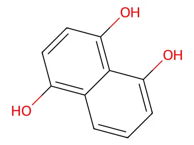 1,4,5-萘三酚 structure