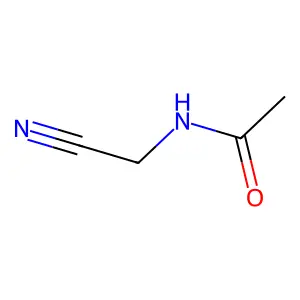 N-(Cyanomethyl)acetamide structure
