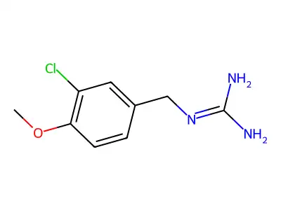 1-(3-Chloro-4-methoxybenzyl)guanidine structure