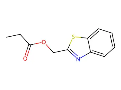 1,3-Benzothiazol-2-ylmethyl propanoate structure