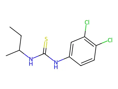 1-Butan-2-yl-3-(3,4-dichlorophenyl)thiourea structure