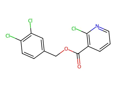 (3,4-Dichlorophenyl)methyl 2-chloropyridine-3-carboxylate structure