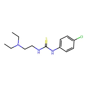 1-(4-Chlorophenyl)-3-[2-(diethylamino)ethyl]thiourea structure