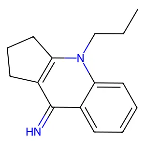 4-propyl-2,3-dihydro-1H-cyclopenta[b]quinolin-9-imine structure
