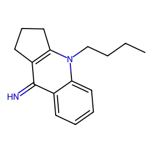 4-butyl-1,2,3,4-tetrahydro-9H-cyclopenta[b]quinolin-9-imine structure