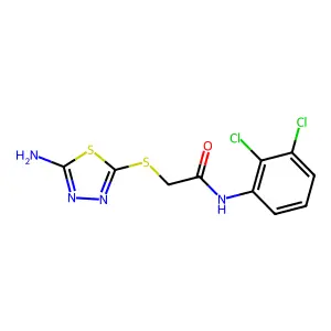 2-((5-Amino-1,3,4-thiadiazol-2-YL)thio)-N-(2,3-dichlorophenyl)acetamide structure