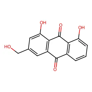 蘆薈大黃素 structure