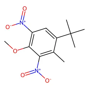 1-Tert-butyl-4-methoxy-2-methyl-3,5-dinitrobenzene structure