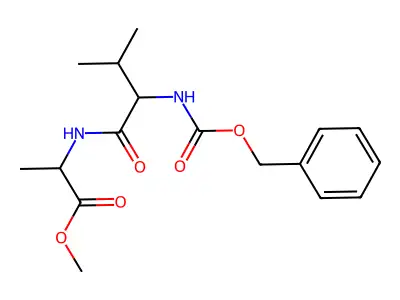 Z-Val-Ala methyl ester structure
