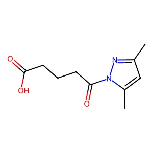 5-(3,5-Dimethyl-1H-pyrazol-1-yl)-5-oxopentanoic acid structure