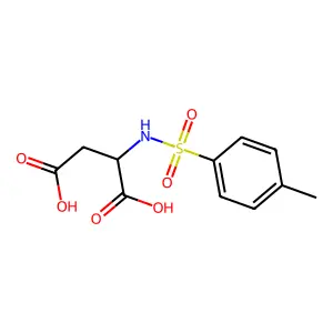 N-Tosyl-D-aspartic acid structure