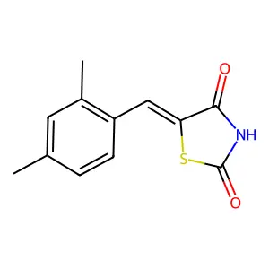 5-[(2,4-Dimethylphenyl)methylene]-2,4-thiazolidinedione structure