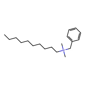 Decyldimethylbenzylammonium structure