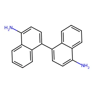 1,1'-Binaphthyl-4,4'-ylenediamine structure