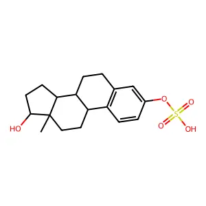 17Beta-estradiol sulfate structure