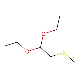 2-(Methylthio)-acetaldehyde diethyl acetal structure