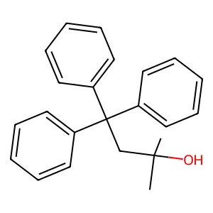 2-Methyl-4,4,4-triphenylbutan-2-ol structure