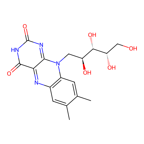 Lyxoflavine structure