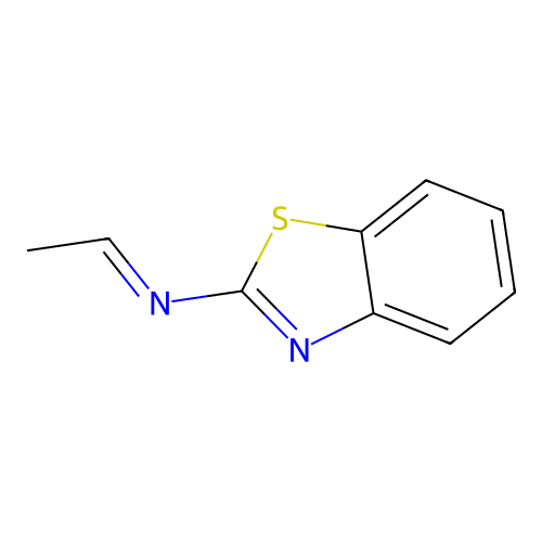 N-(1,3-benzothiazol-2-yl)ethanimine structure