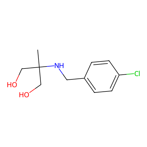 2-{[(4-Chlorophenyl)methyl]amino}-2-methylpropane-1,3-diol structure