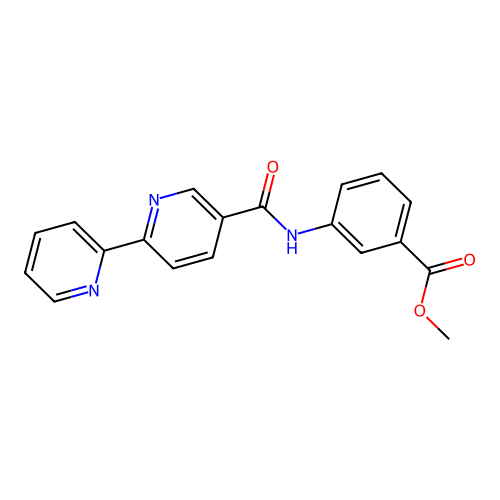 Methyl 3-([2,2'-bipyridine]-5-carboxamido)benzoate structure