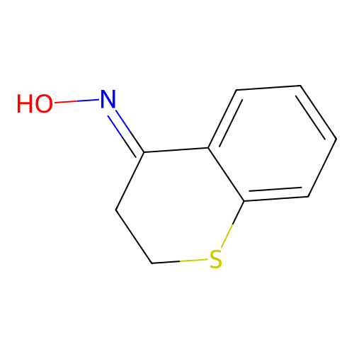 Thiochroman-4-one oxime structure